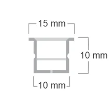 پروفیل سیلیکونی زاک مدل ZAK1010 CC PCB5-6 طول 1 مترپروفیل سیلیکونی زاک مدل ZAK1010 CC PCB5-6 طول 1 متر