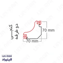 پروفیل نور خطی لاینیران مدل 15-131