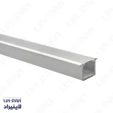 پروفیل آلومینیومی لاین نوری لاینیران مدل Lin 131-8 با دیفیوزر طول 3 متر