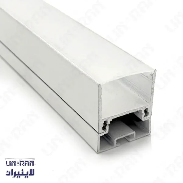 پروفیل آلومینیومی نور خطی لاینیران کد Lin 131-33 با دیفیوزر | طول 3 متر