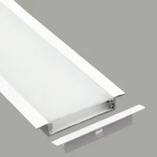 پروفیل آلومینیوم وارداتی کنافی زاک 50 در 10 میلیمتر با دیفیوزر