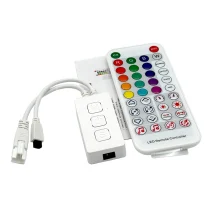 ریموت کنترل از راه دور نور و صدا با ۲۸ برنامه مخصوص ریسه RGB تک خروجی