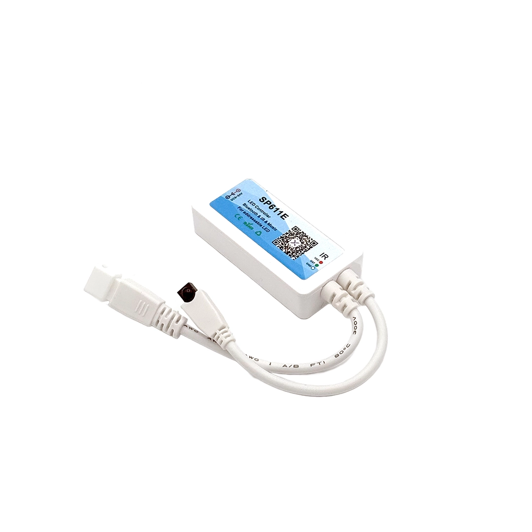 ریموت کنترل از راه دور نور و صدا با ۲۸ برنامه مخصوص ریسه RGB تک خروجی