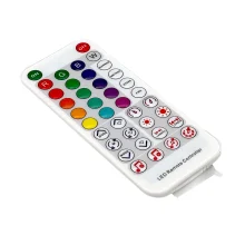 ریموت کنترل از راه دور نور و صدا با ۲۸ برنامه مخصوص ریسه RGB دو خروجی