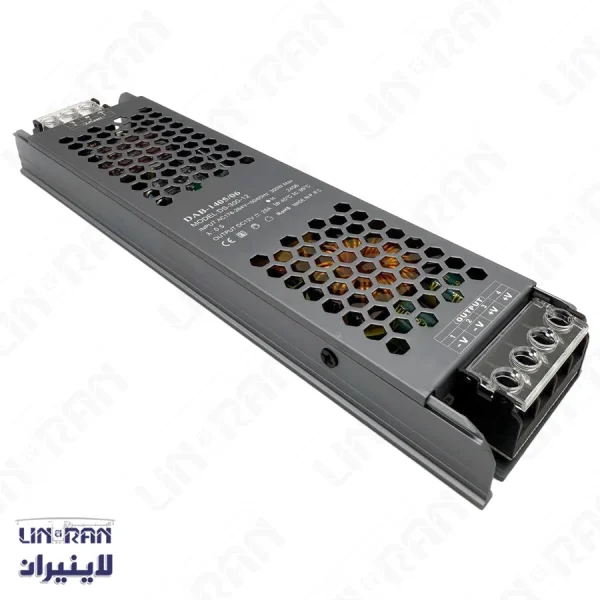منبع تغذیه سوئیچینگ باریک 12 ولت 25 آمپر 300 وات