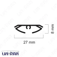پروفیل آلومینیومی نور خطی لاینیران کد Lin 131-35 با دیفیوزر | طول 3 متر