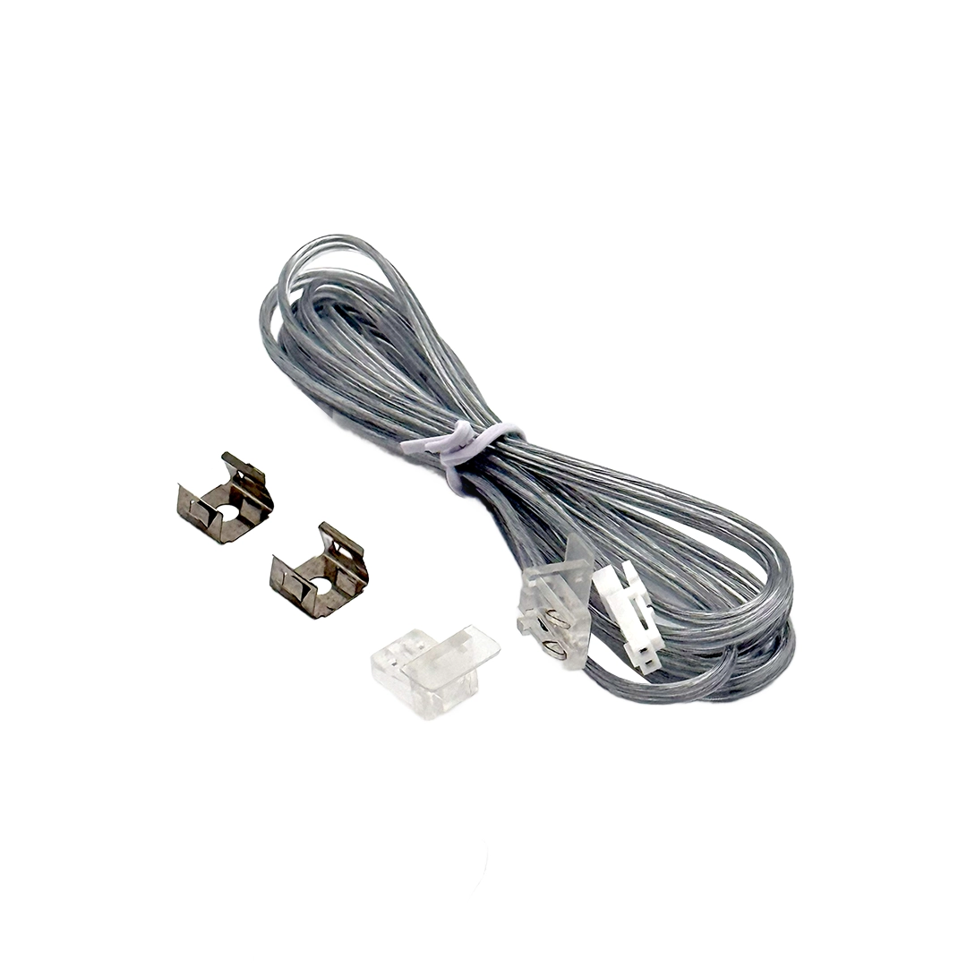 لاین نوری آلومینیوم ۹×۹ میلی‌متر نچرال با دیفیوزر و ریسه ۱۲۰LED