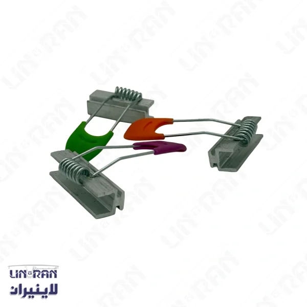گیره فنردار یک طرفه نور خطی